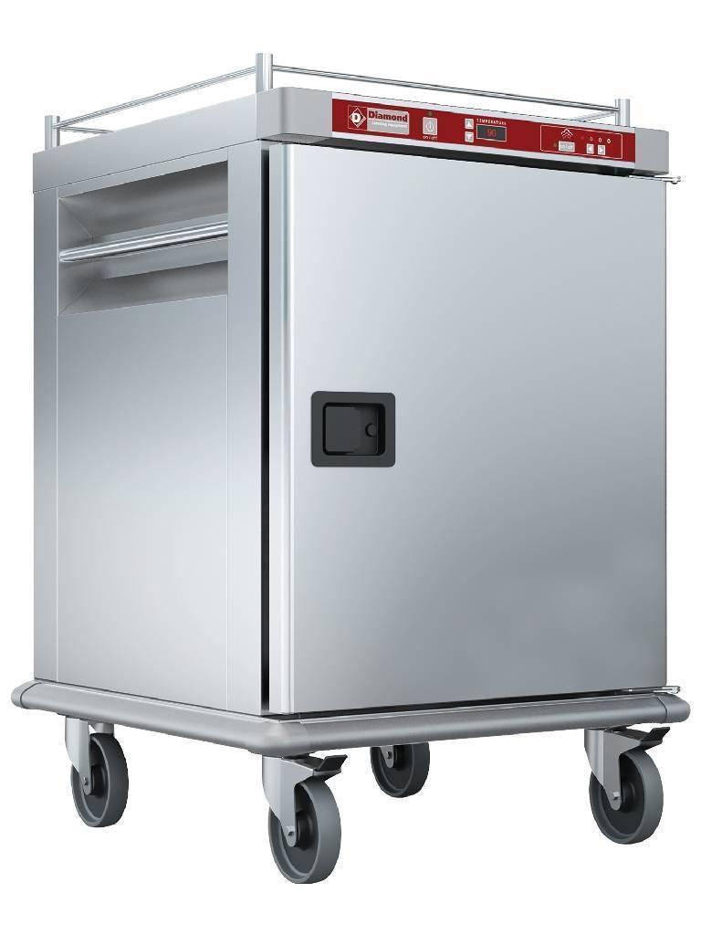 Chariot repas - 10 x 2/1 GN - H 121,5 x 79 x 93,5 CM - Diamant - CTH10-EK