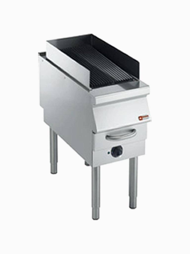 Grill - Ligne 2200 - Gaz - Nervuré - 40 CM - Base - Diamant - G22/GPLP4-N