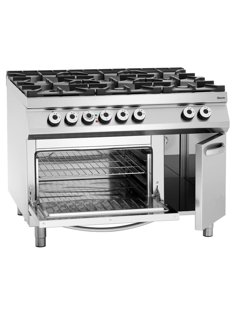 Cuisinière à gaz - Four électrique - 6 feux - Bartscher - 2952481