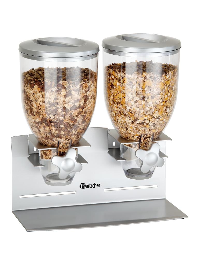 Distributeur de céréales - 2 x 3,5 litres - Bartscher - 500378