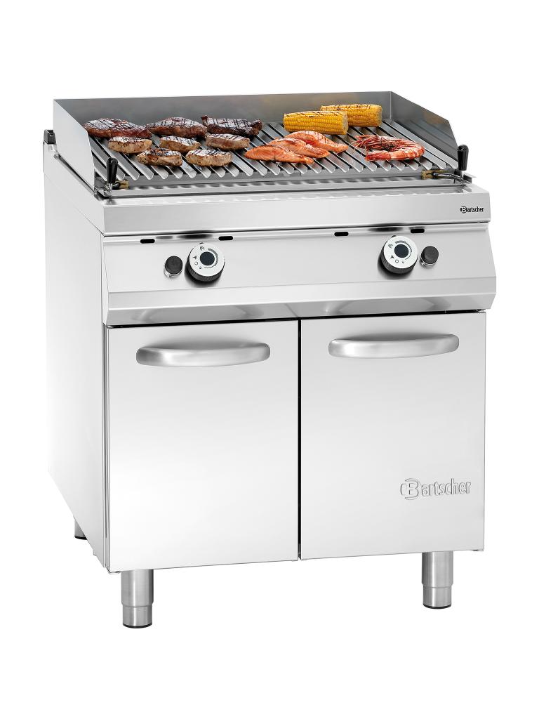 Gril à lave - Gaz - 2 Zones - 24 kW - Bartscher - 2954631