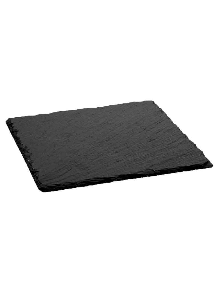 Assiette - Ardoise - 20 x 20 CM - Noir - G-Line