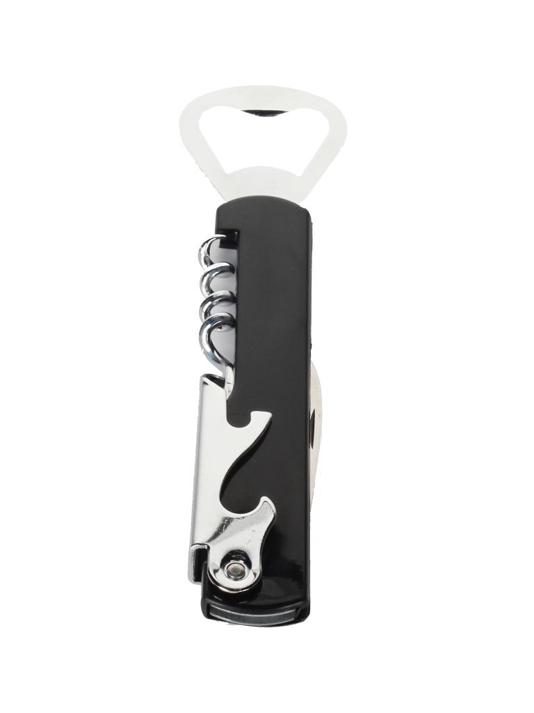 Couteau de sommelier - Noir / Inox - Avec décapsuleur - 14 CM - G-Line