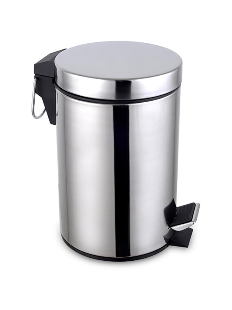 Poubelle à pédale - 5 Litres - Inox - G-Line