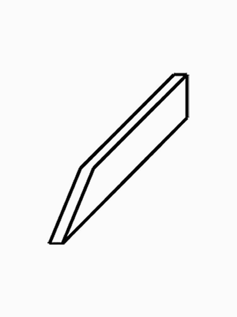 Bande d'étanchéité table de cuisson+support - Modular 650 - Gauche - Diamant - A65/CGFT-SX