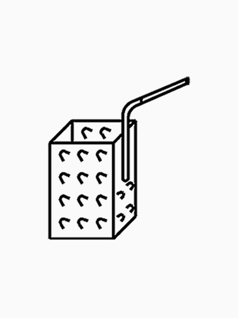 Panier à pâtes - 1/4 - Modular 650 - Diamant - A65/CP-C4
