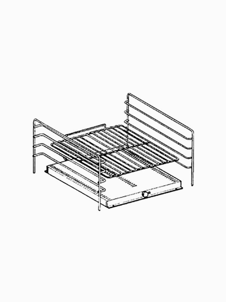 Kit chauffage socle - Ligne 700 - GN 1/1 - Diamant - A77/KCH4