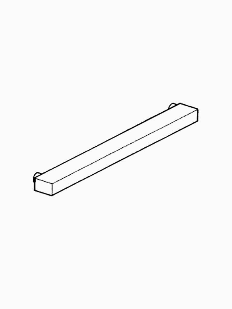 Support d'assiette - Ligne 700 - 120 CM - Inox - Diamant - A77/MAI12