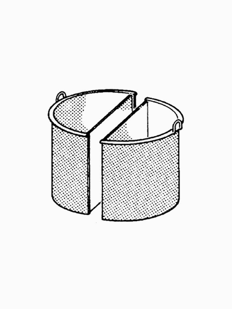 Marmite à panier - Ligne 900 - 2 x 1/2 - 150 Litres - Diamant - A99/CP-152