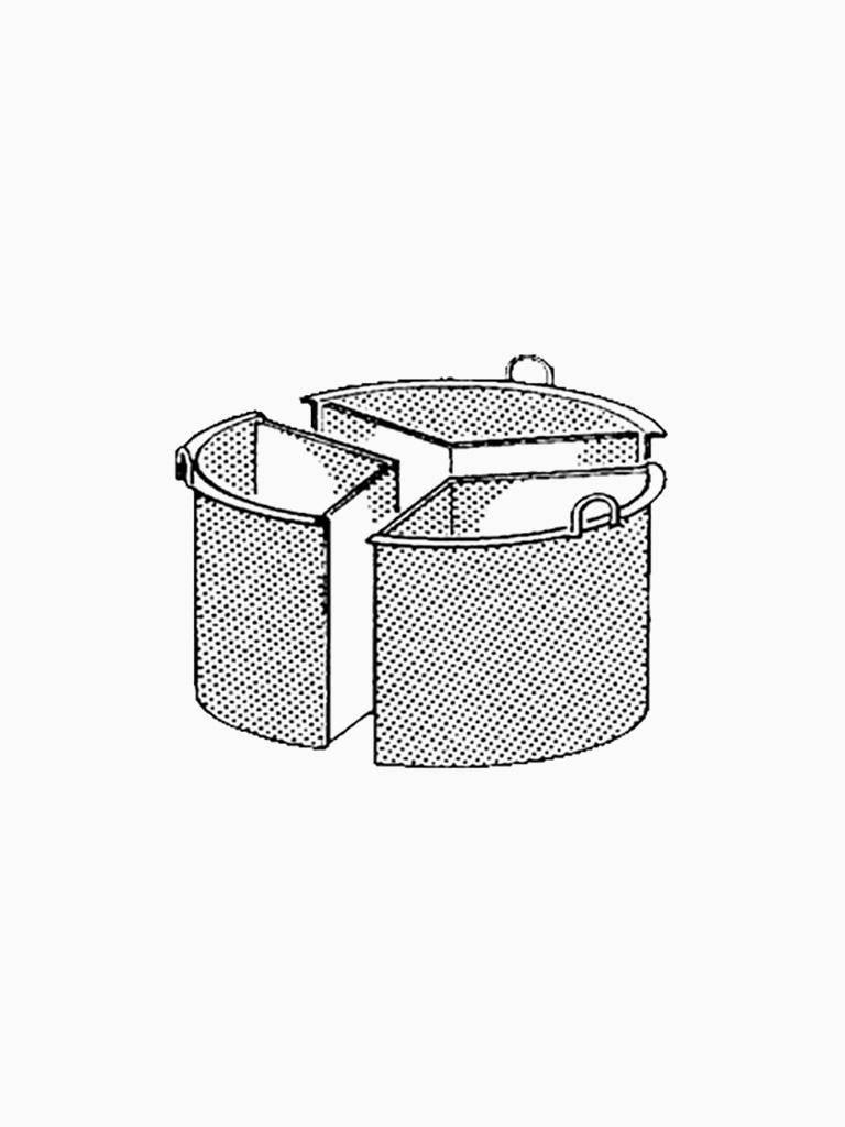 Marmite à panier - Ligne 900 - 3 x 1/3 - 150 Litre - Diamant - A99/CP-153