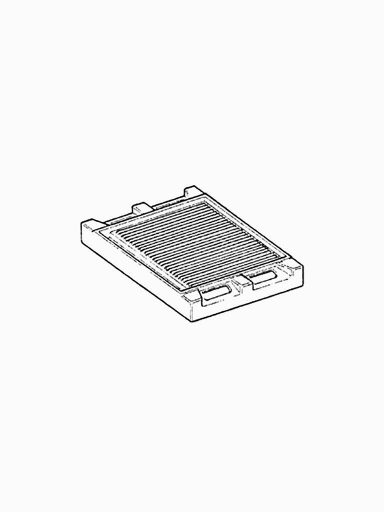 Réchaud gaz plaque gril - Ligne 900 - 1 foyer - Nervuré - Diamant - A99/PR1F-N