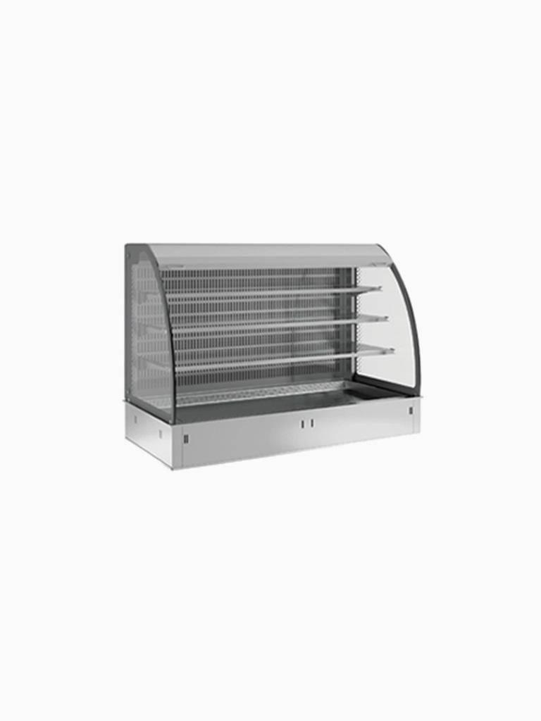 Vitrine - Modèle Mural - 3 Niveaux - Réfrigérée - Ventilée - 5 x 1/1 GN - Diamant - DPA/BCVA318-S