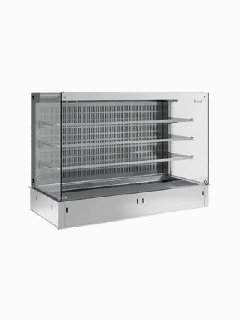 Vitrine - Modèle Mural - Avec bac - 3 Niveaux - Réfrigérée - Ventilée - 3 x 1/1 GN - Diamant - DPA/CCVA312-S