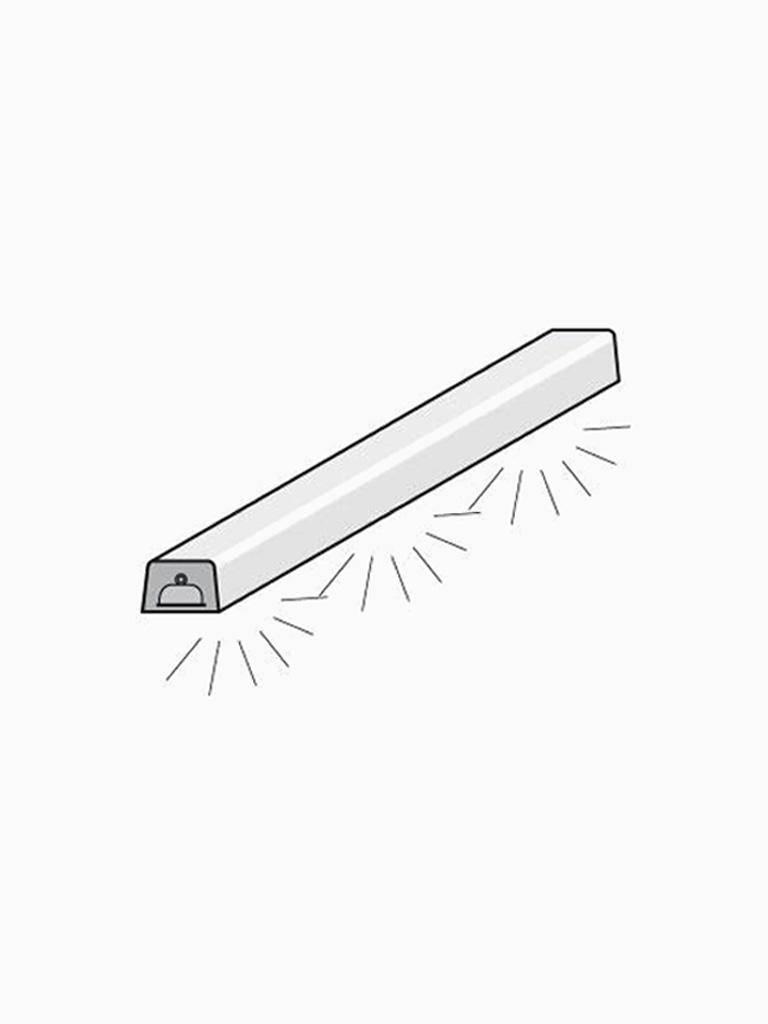 Structure supérieure lumineuse - 145,5 CM - Néon - 200W - Diamant - DPA/RE15