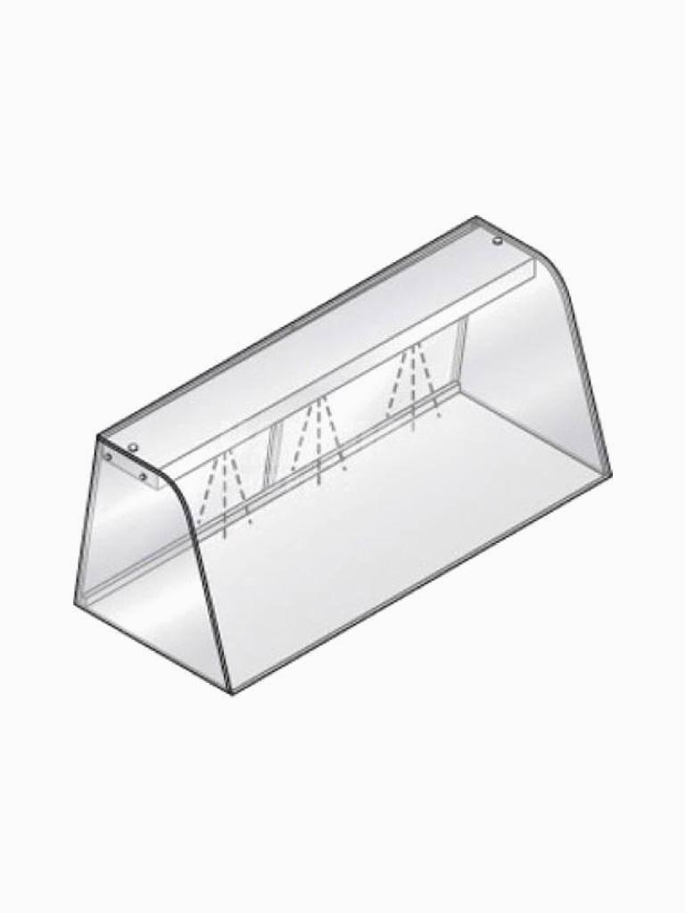Vitrine - 144 x 68,4 x 46 CM - Avec élément lumineux - Fermée - Portes coulissantes - Diamant - DPA/SC15