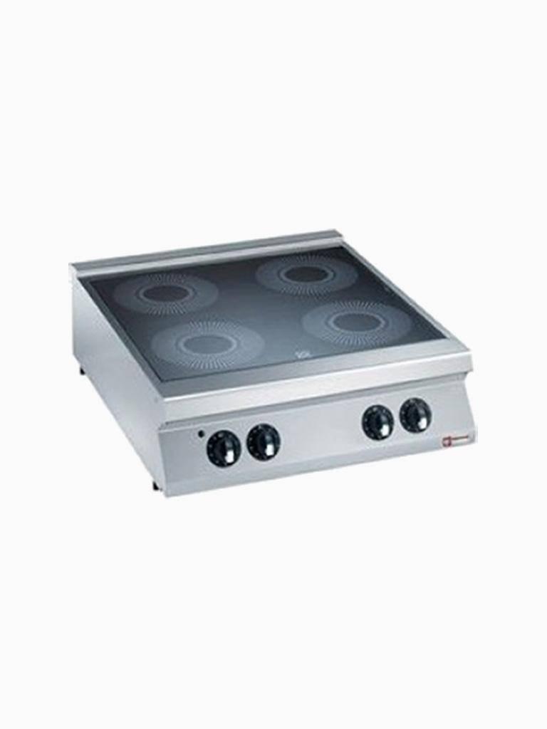 Cuisinière - Ligne 2200 - Vitocéramique - 4 zones de cuisson - 80 CM - Diamant - E22/4VC8T-N-
