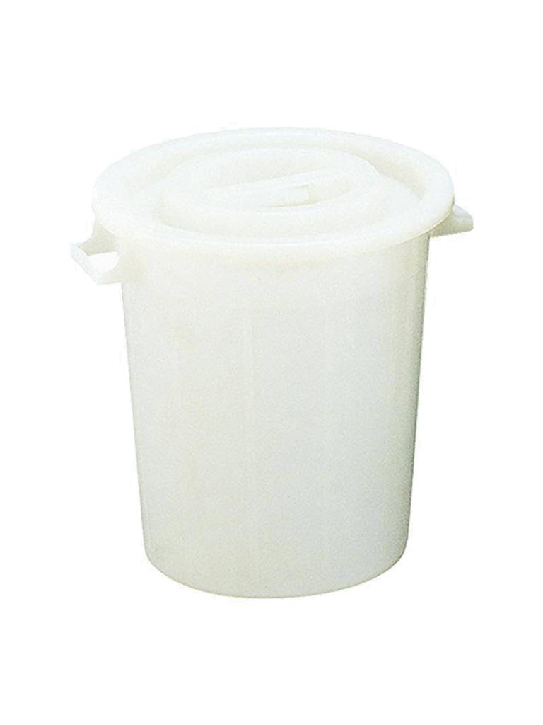 Conteneur alimentaire - H 47 CM - 6 KG - Ø45 CM - polyéthylène - Blanc - 50 Litre - Standard - 956001