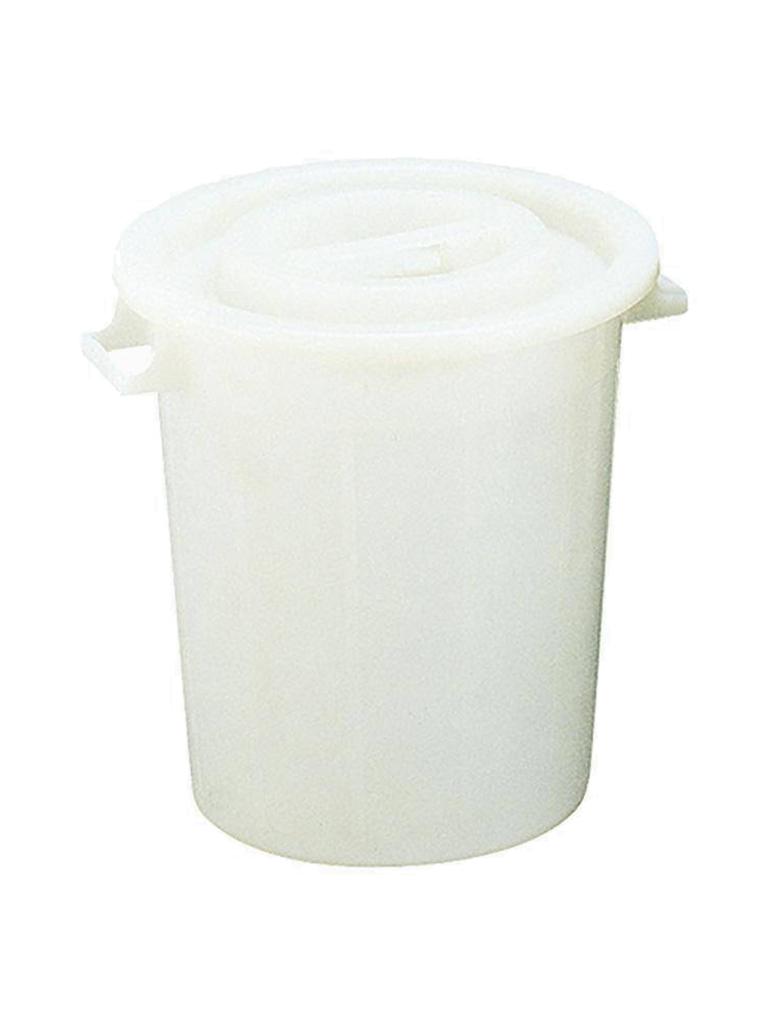 Conteneur alimentaire - H 75 CM - 10 KG - Ø54 CM - polyéthylène - Blanc - 120 Litre - Standard - 956003