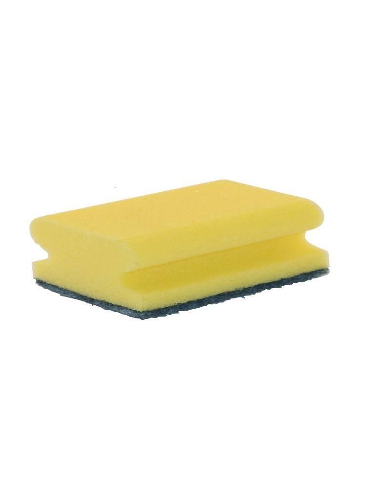 Eponge à récurer - Grip slot - 14 CM - Jaune - Betra - 522027
