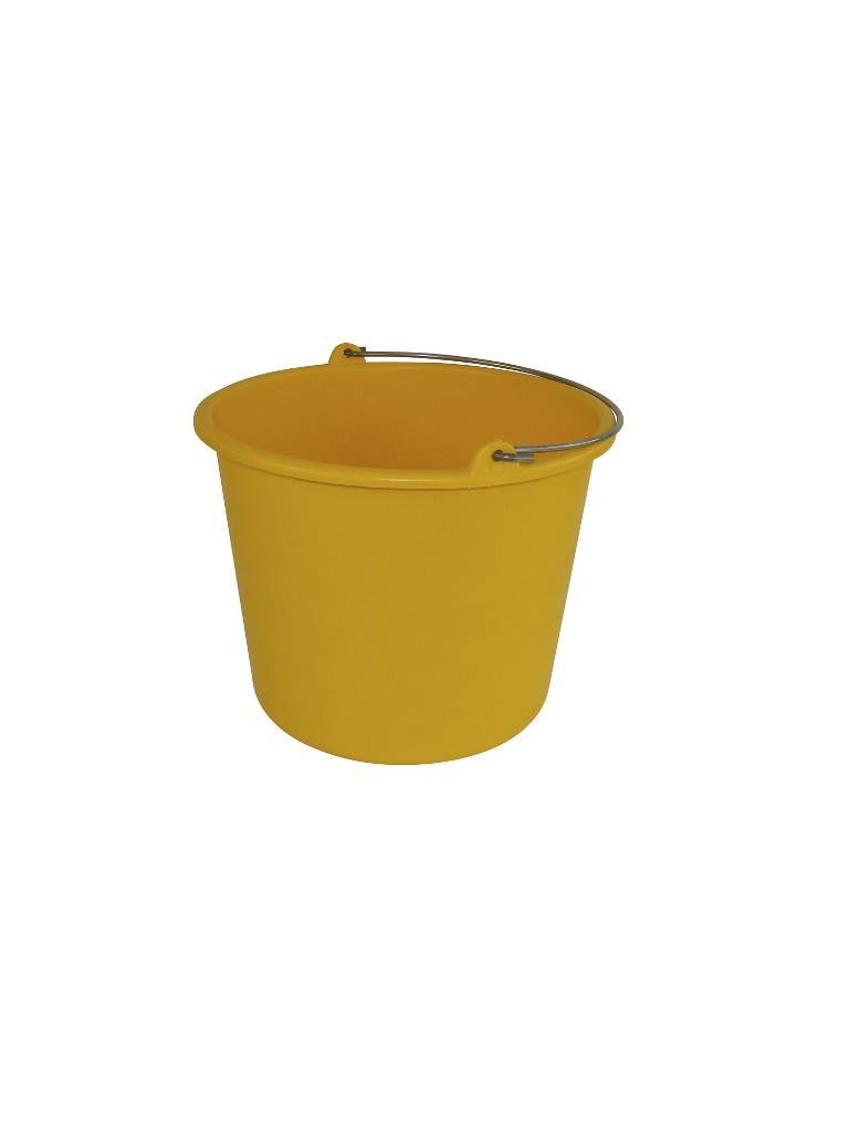 Seau - 12 Litres - Plastique - Jaune - Betra - 651056