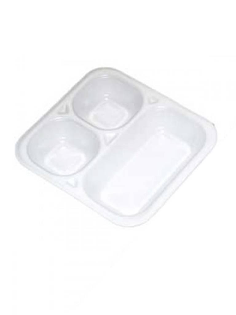 Barquettes repas - 3 compartiments - 200 pièces - G-Line
