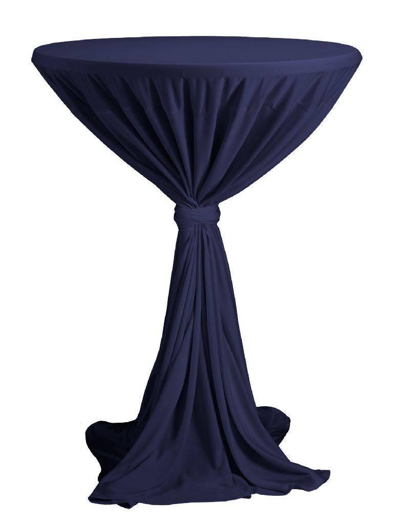 Nappe de table haute - Party - Marine - Ø80-90 CM - Dena - 111022
