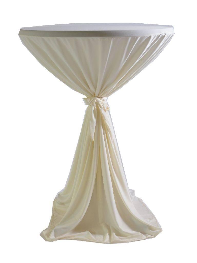 Nappe de table bar - Party - Crème - Ø80-90 CM - Dena - 111121