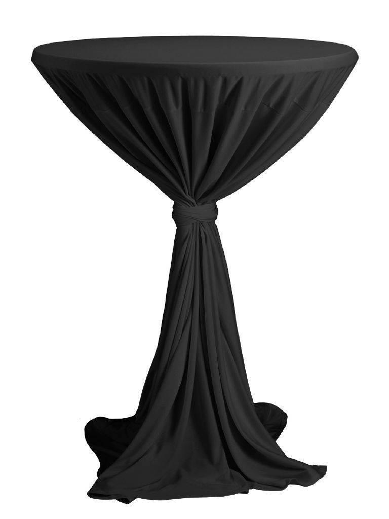 Nappe de table haute - Party - Noir - Ø80-90 CM - Dena - 111925
