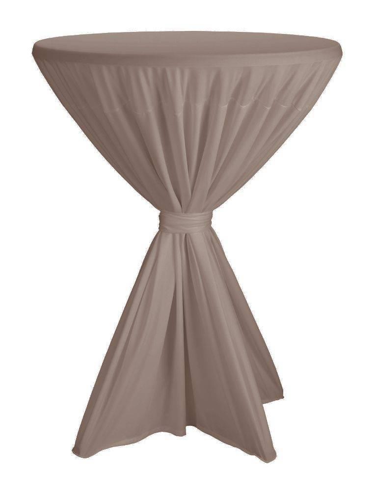 Nappe de table bar - Fiesta - Marron - Ø80-90 CM - Dena - 140034