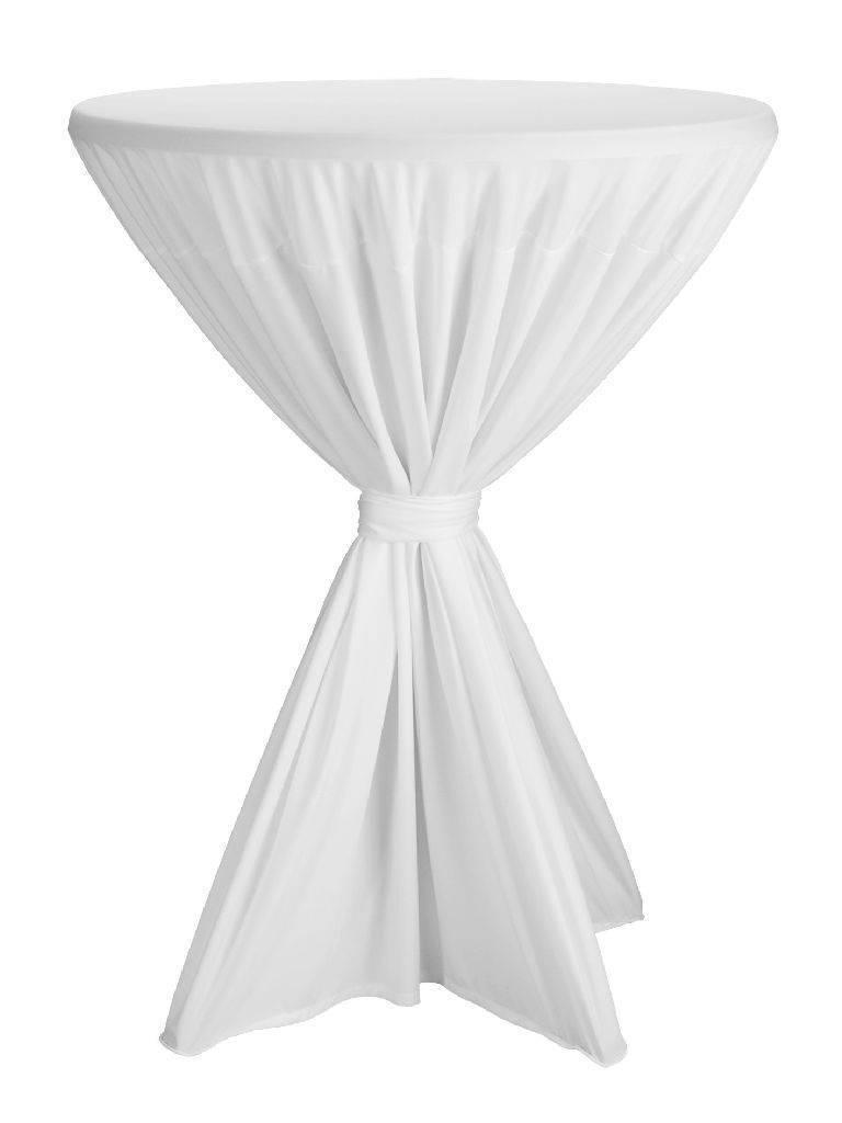 Nappe mange-debout - Fiesta - Blanc - Ø80-90cm - Dena