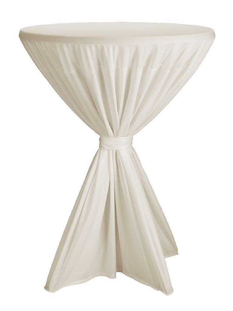 Nappe de table bar - Fiesta - Crème - Ø80-90 CM - Dena - 140329