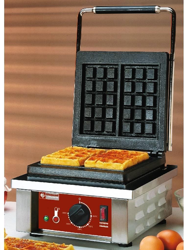 Gaufrier électrique - 2 plaques - type ''Brussel''3x5'' - Diamant - GB-3X5