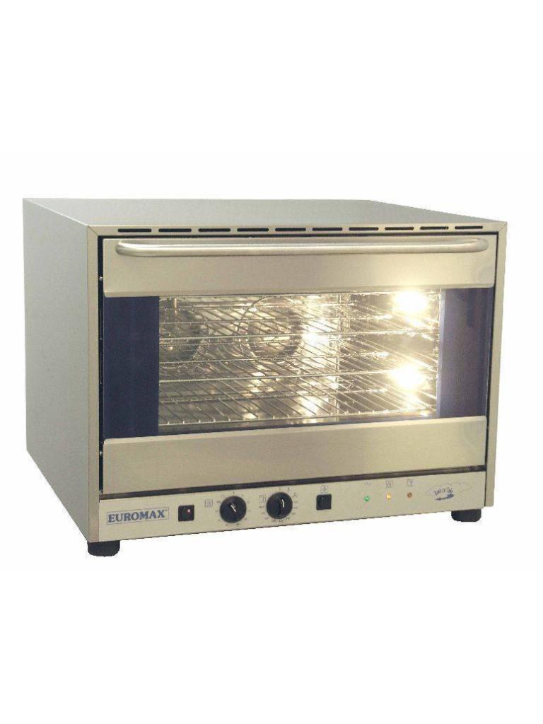 Four à convection Turbo - Injection d'humidité - Boulangerie 60x40 CM - 4 Grilles - Euromax - 10909BLH