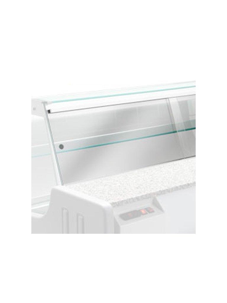 Couverture de nuit pour. Comptoir réfrigéré / Vitrine réfrigérée - 100 CM - Ultimo - Noir - Eclairage Led - G-Line