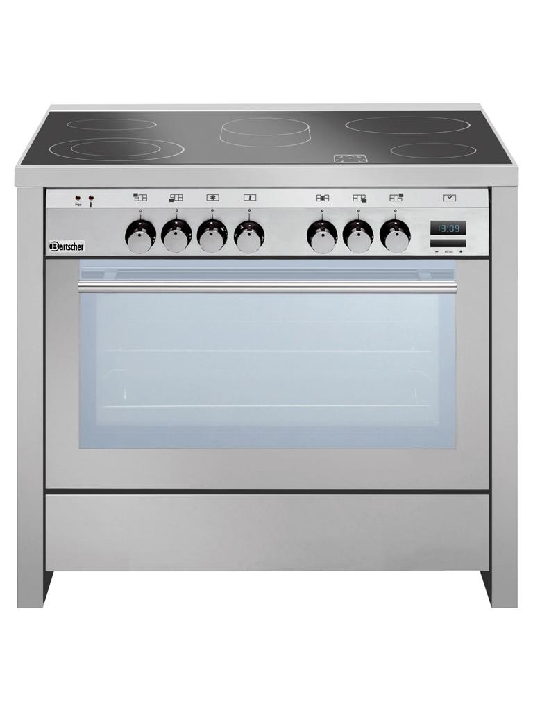 Cuisinière - 5 Foyers - Avec Four - Céramique - Bartscher - 155660