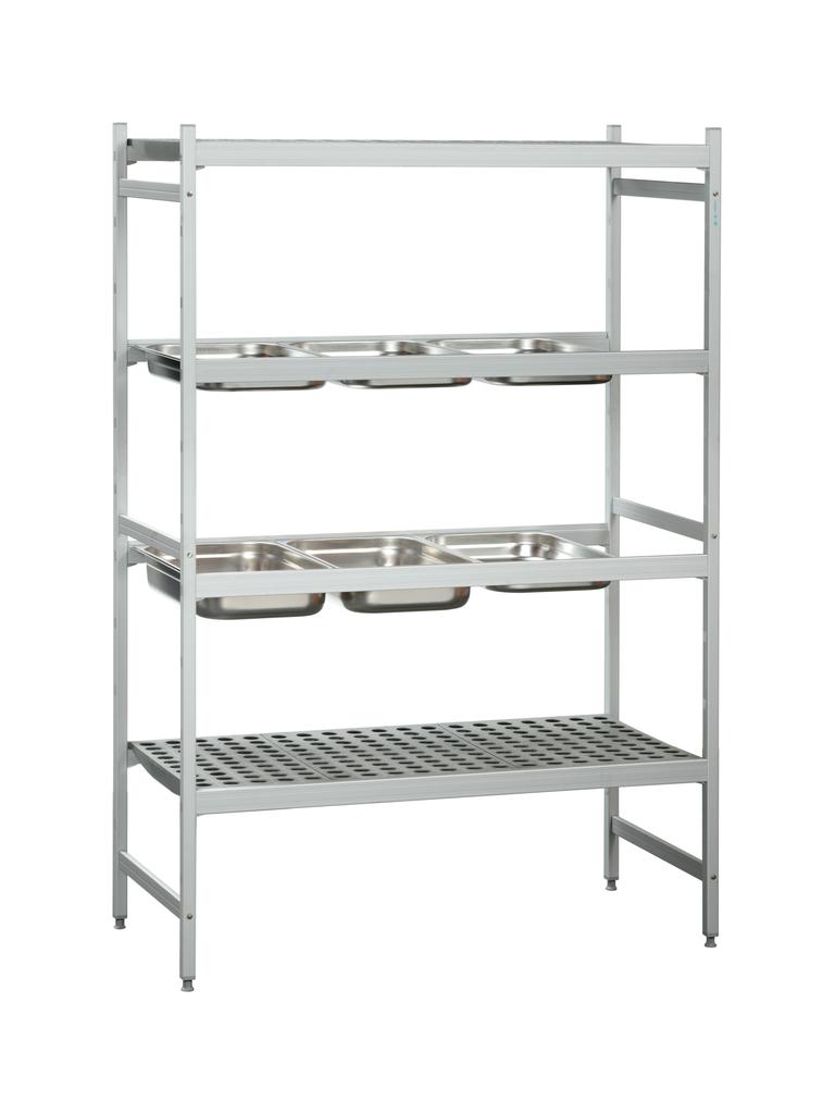 Rack de stockage - 4 racks - 150 CM - Bartscher - 603152