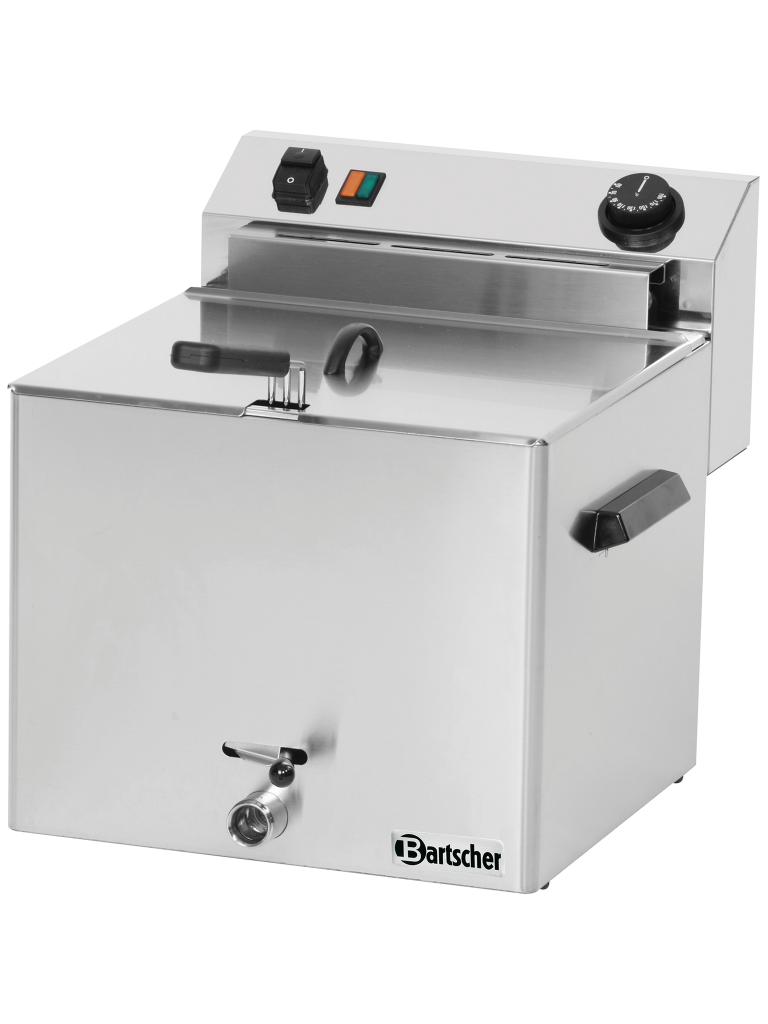Friteuse - 10 Litres - Robinet de vidange - 400V - Bartscher - 162900