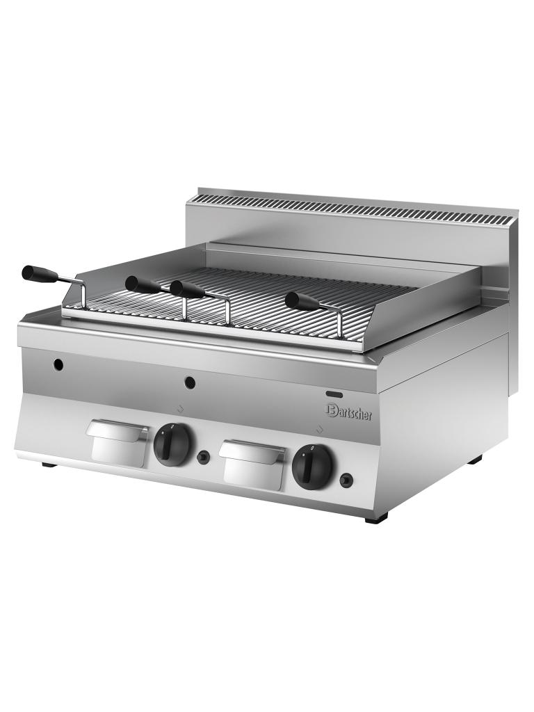Gril à lave - Gaz - 2 Zones - 14 kW - Bartscher - 1151593