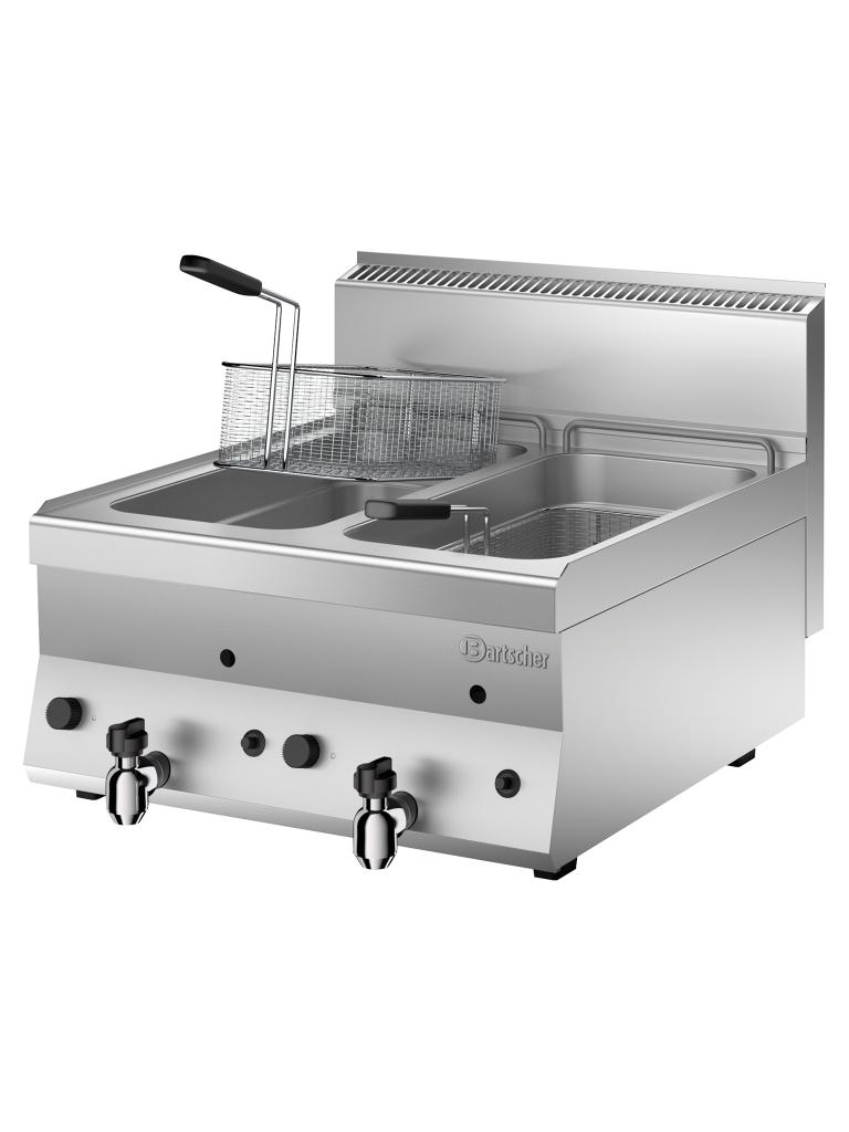 Friteuse à gaz - 2 x 8 litres - Bartscher - 1152113