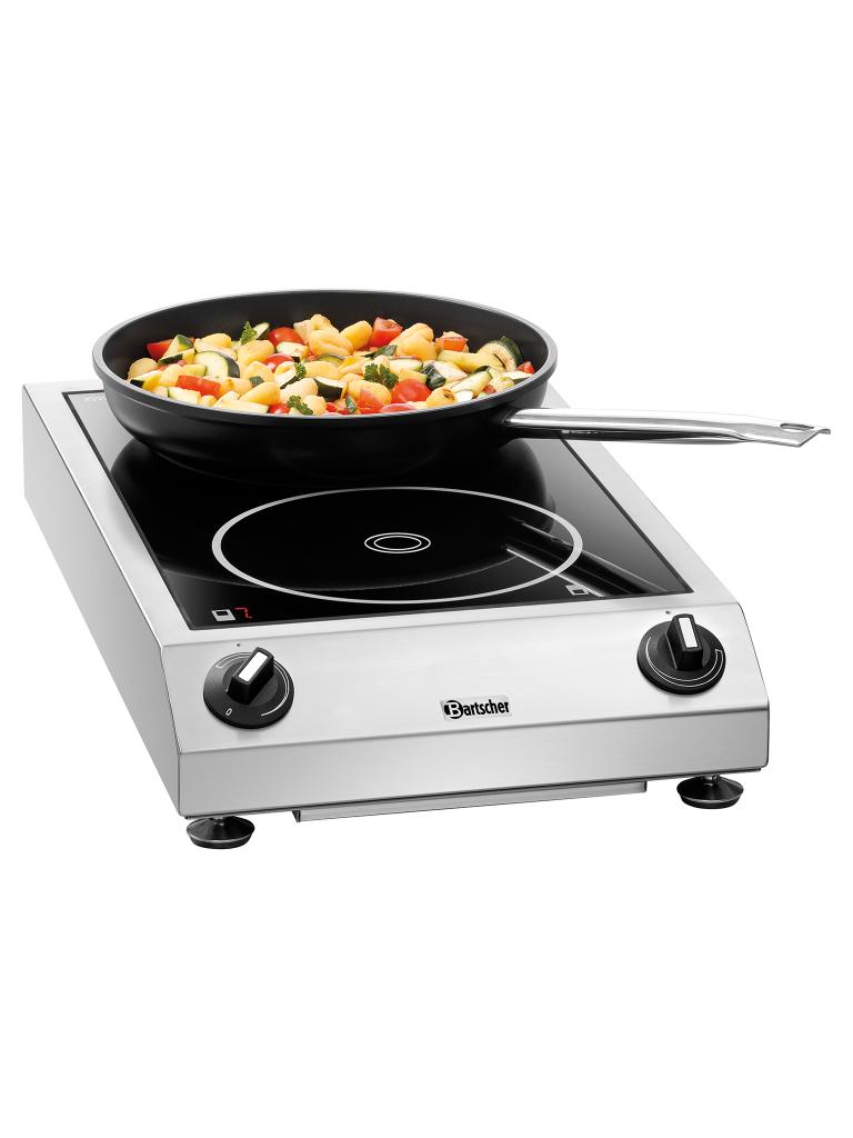 Table de cuisson à induction - 2 Foyers - 34 x 59 CM - Bartscher - 105985