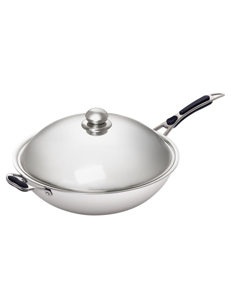 Poêle wok - Ø36 CM - inox - Bartscher - 105981