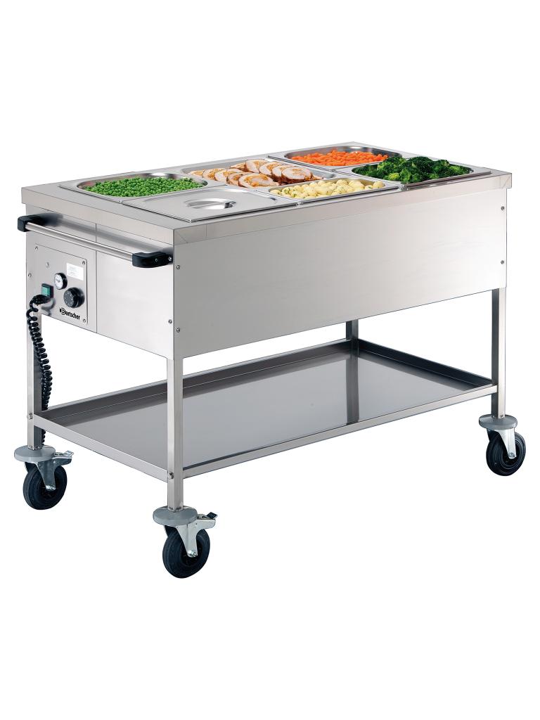 Bain-Marie - 3 x 1/1 GN - H 85,5 x 65 x 120 cm - Bartscher - 200255