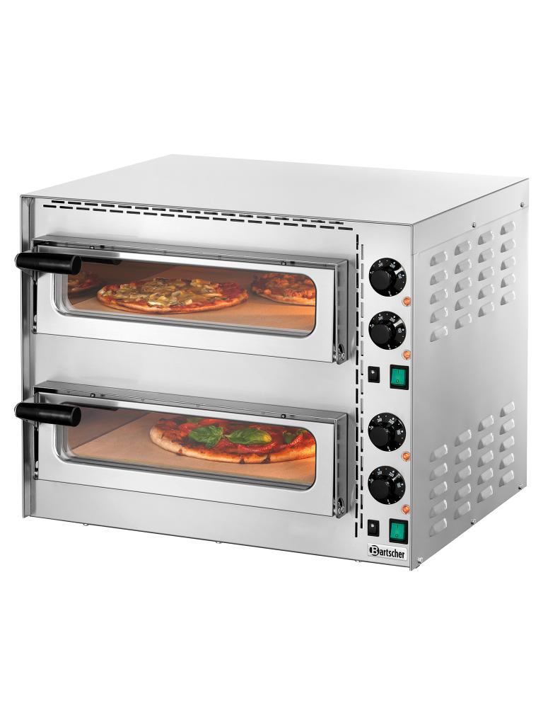 Four à pizza - 2 x Ø35 CM - H 47,5 x 57 x 55 - Bartscher - 203535