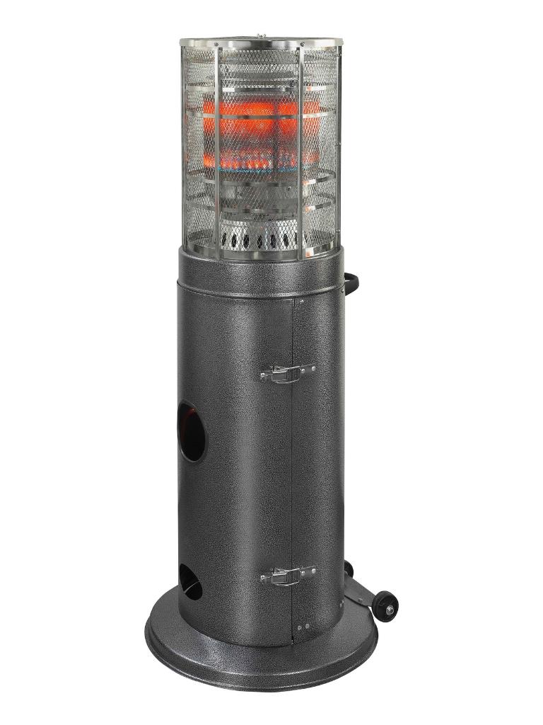 Parasol chauffant - Gaz - Espace salon - H 139 x 59 x 55 CM - Eurom - 323115