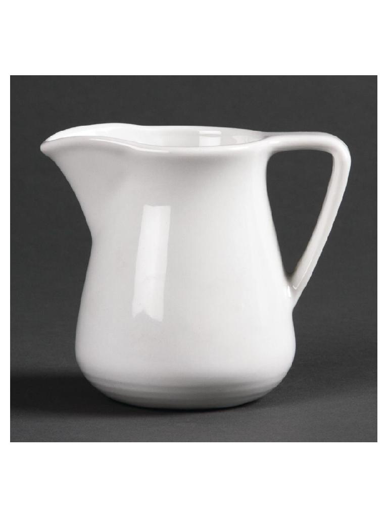 Pot à lait - 14,2 CL - 12 pièces - Blanc - Porcelaine - Olympia - U097