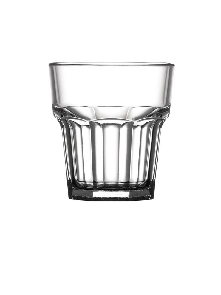 Verre à whisky - 25,5 CL - 36 pièces - Noir - Ø 8,4 x H 9 CM - Polycarbonate - BBP - U406
