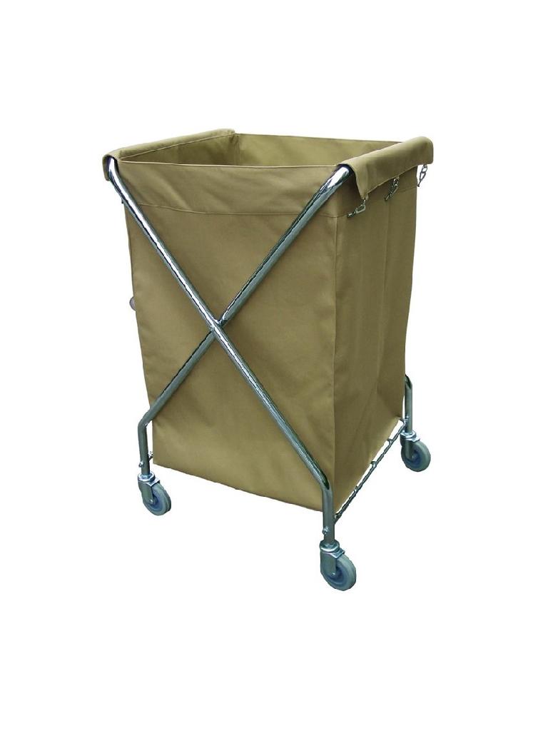 Chariot à linge - 220 Litres - Lin - H 98,5 x 62 x 62 CM - Jantex - L616