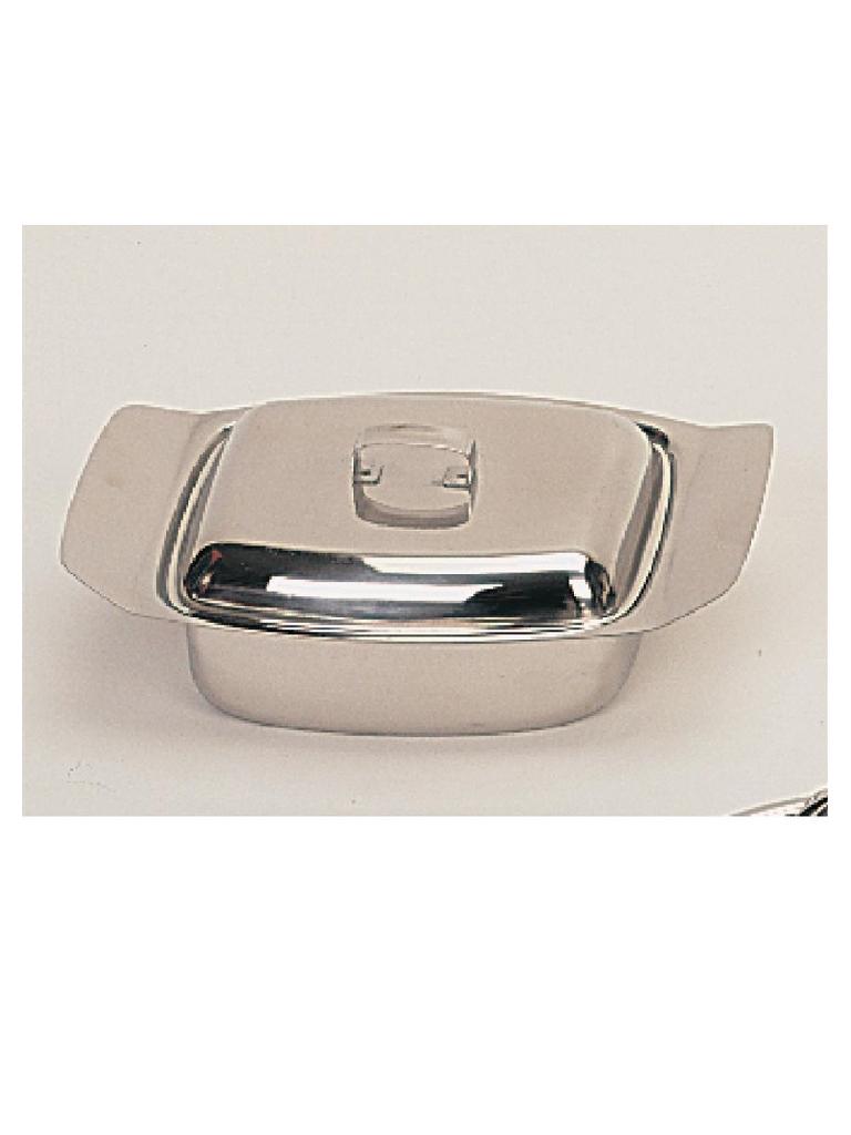 Beurrier - H 6 x 18,5 x 11,5 CM - Inox - P334