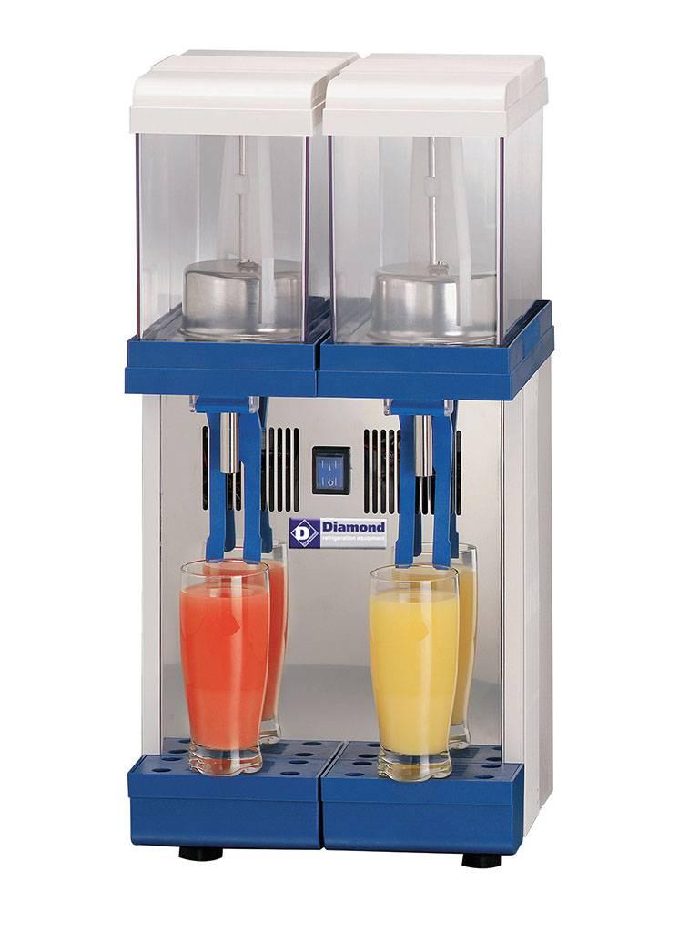 Distributeur de boissons - 2 x 9 litres - Diamant - LUKE-2M