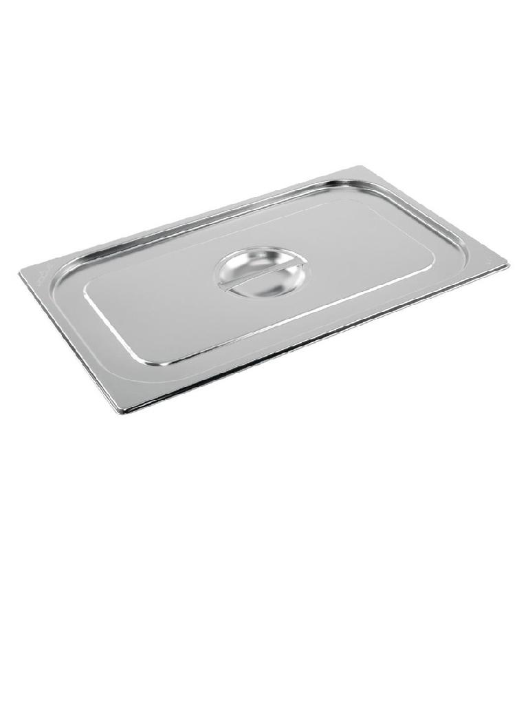 Couvercle bac gastronorme - 1/1 GN - H 3 x 53 x 32,5 CM - inox - Vogue - K926